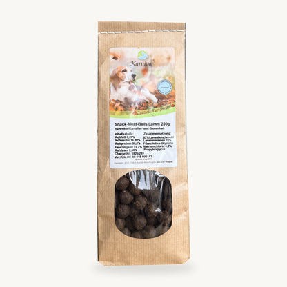Karnivor Snack-Meat-Balls Lamm, 250-g-Packung